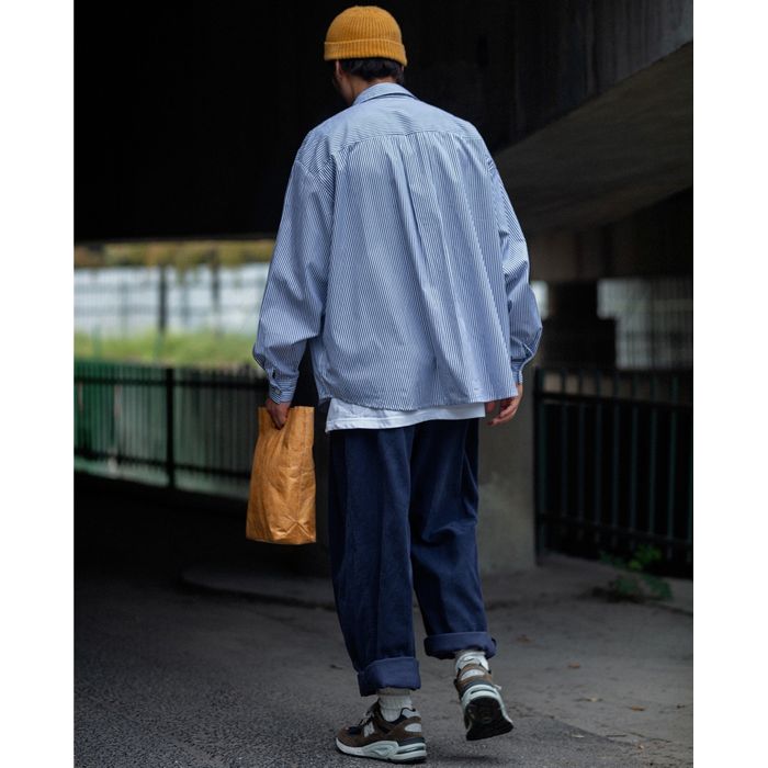 ストライプ柄シャツ　M10368