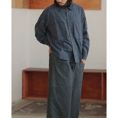 胸ポケット 長袖シャツ　M10378