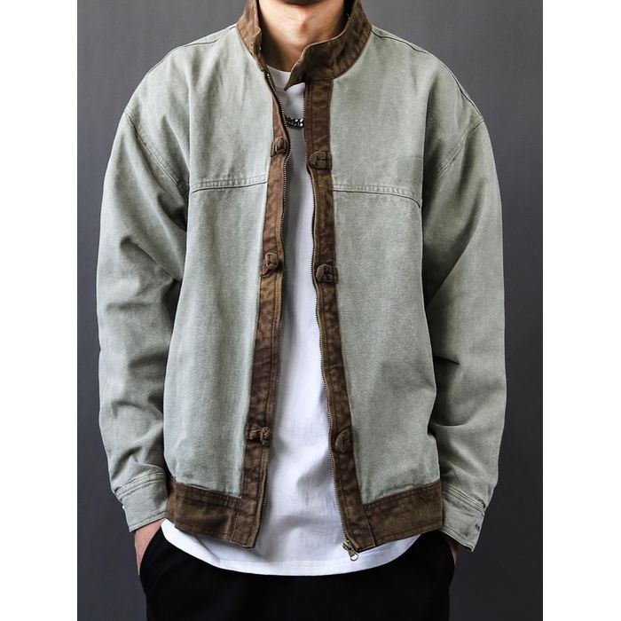 バイカラー デニム ジャケット　M10502