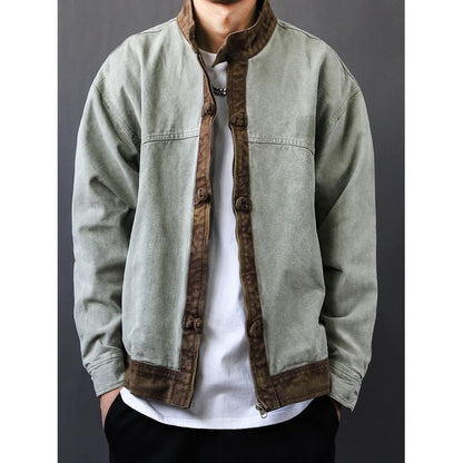 バイカラー デニム ジャケット　M10502