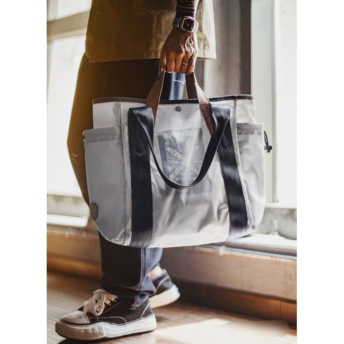 外ポケット付き トートバッグ　M10565