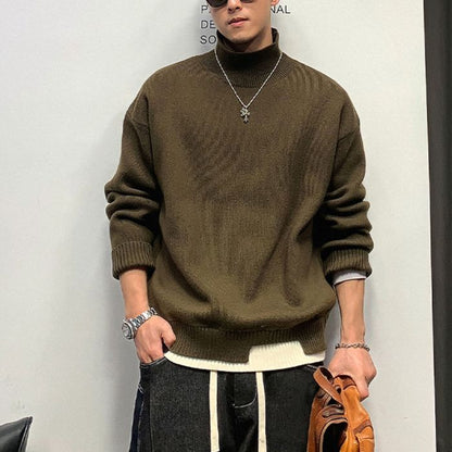 レイヤードデザイン タートルネックニット　M10532