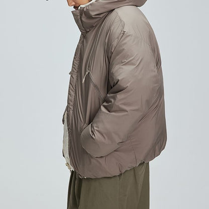 フード付き リバーシブルダウンジャケット M10579