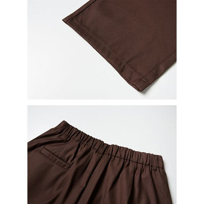 ウエストゴム ストレートパンツ M10508