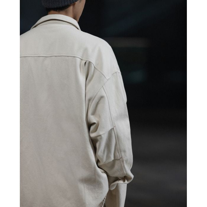 ステッチポケット 長袖シャツ　M10375