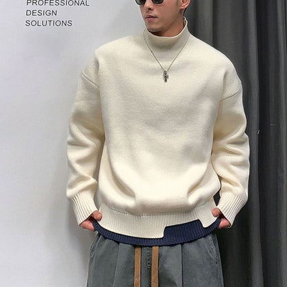 レイヤードデザイン タートルネックニット　M10532