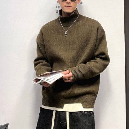 レイヤードデザイン タートルネックニット　M10532