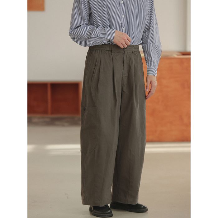 タック入り ワイドパンツ M10377