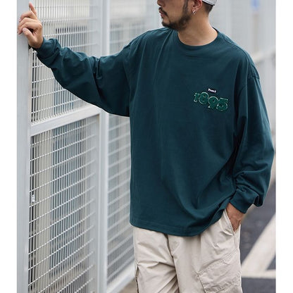 レトロロゴ 長袖Tシャツ　M10578