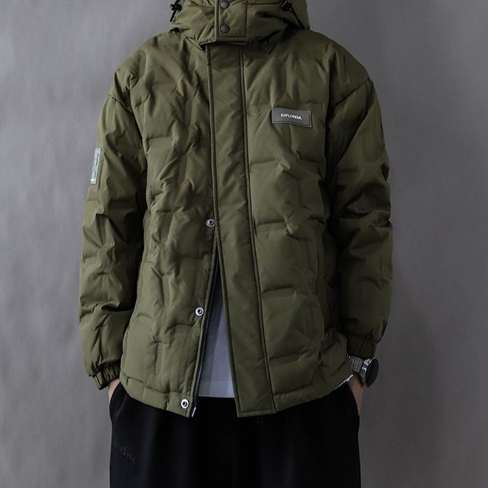 スクエアキルティング フード付ジャケット　M10627