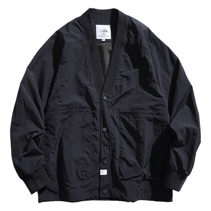 Vネック ノーカラー ジャケット M10471