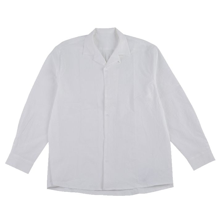 オープンカラー 長袖シャツ　M10371
