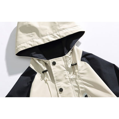 バイカラー フード付きジャケット　M10592