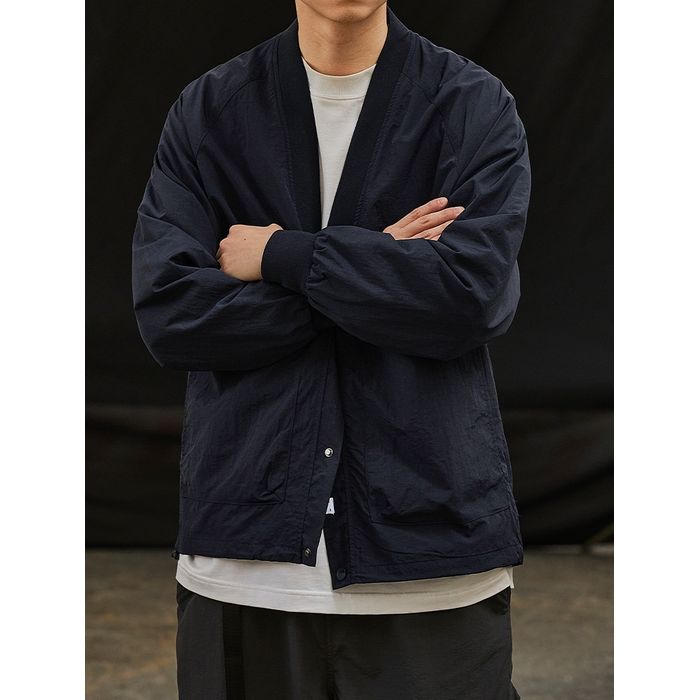 Vネック ノーカラー ジャケット M10471