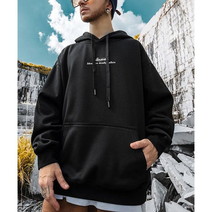 矢印プリント オーバーサイズ フーディ　M10493