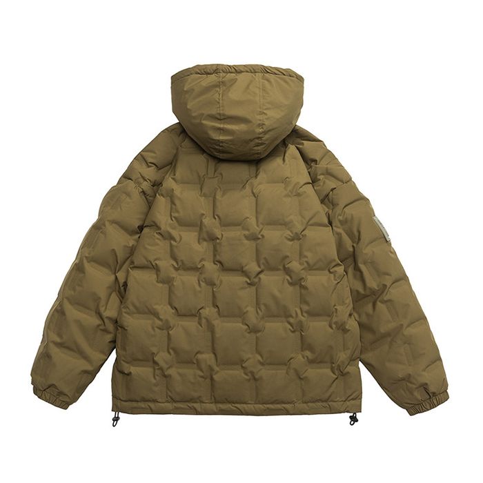 スクエアキルティング フード付ジャケット　M10627