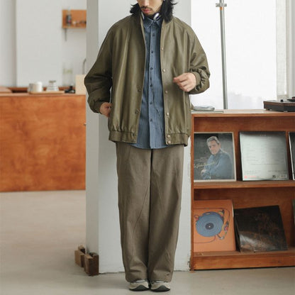 フェイクレザー ブルゾン M10427