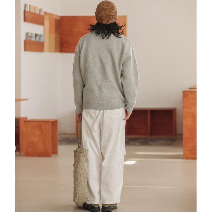 襟付き リラックス ルーズニット M10434