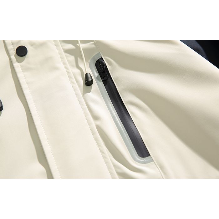 バイカラー フード付きジャケット　M10592