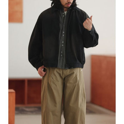 ヴィンテージ風 ジップアップジャケット M10418