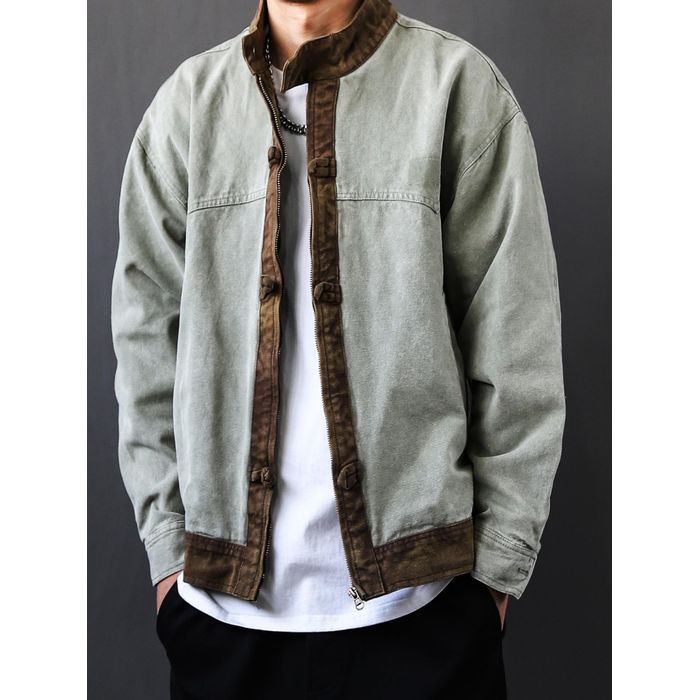 バイカラー デニム ジャケット　M10502