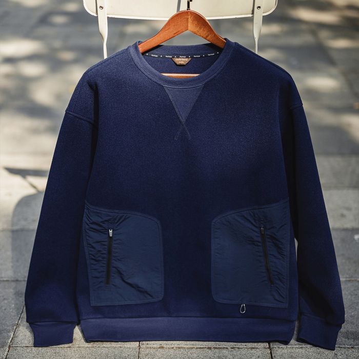 パッチワーク ポケット セーター M10557