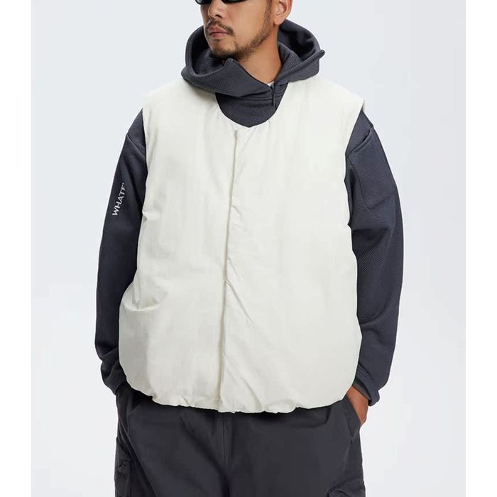 コンシールボタン ダウンベスト M10580