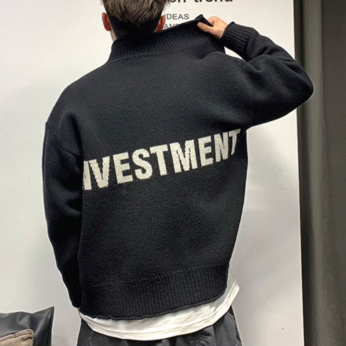 バックロゴ ジップアップカーディガン　M10533