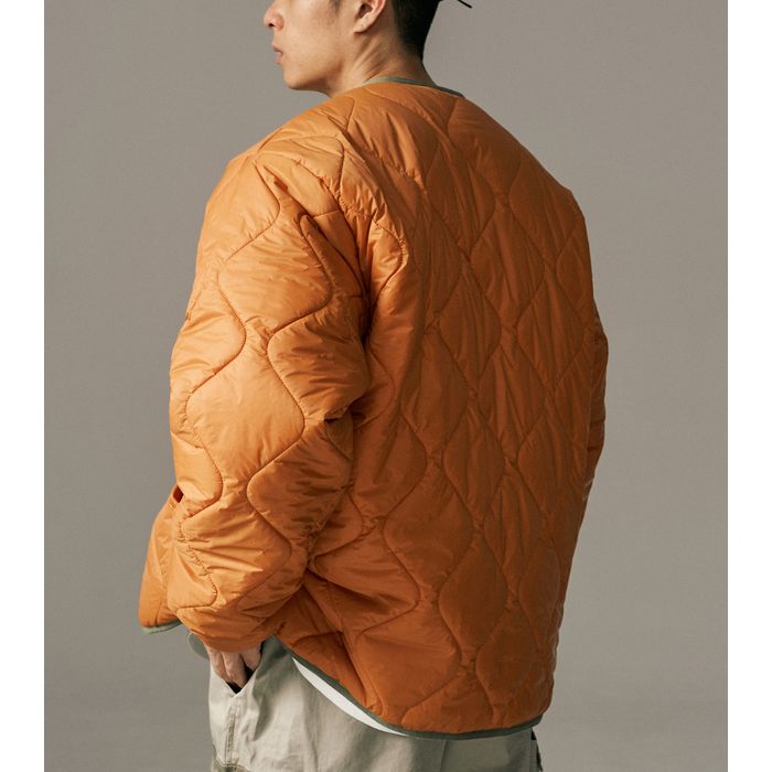 リバーシブル キルティングジャケット ミニショルダーバッグ付　M10626