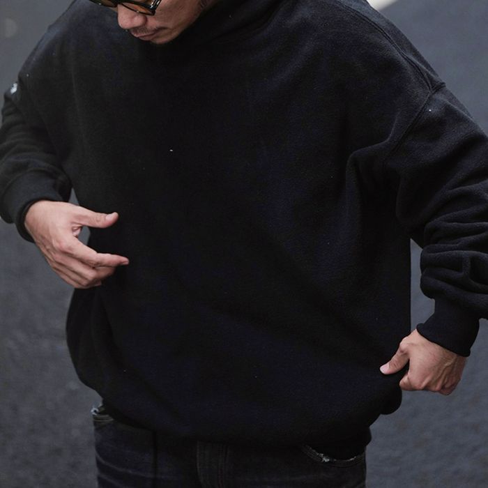 袖刺繍 プルオーバー フーディ　M10341