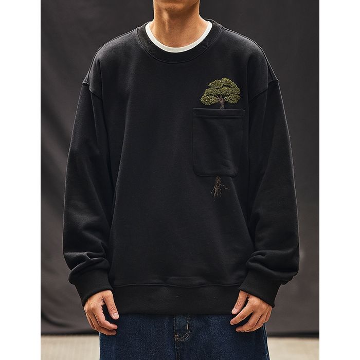 ツリー刺繍 スウェット M10595
