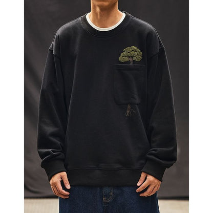 ツリー刺繍 スウェット M10595