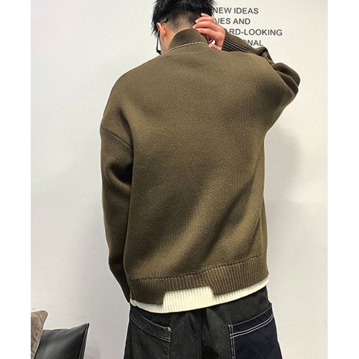 レイヤードデザイン タートルネックニット　M10532