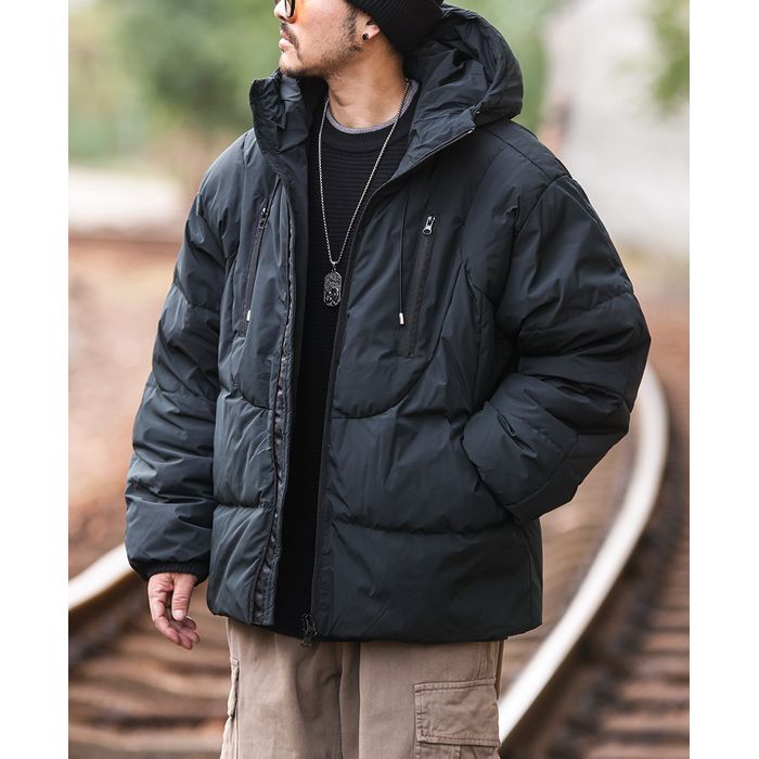 フード付 ダウンジャケットM10603