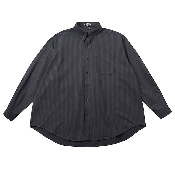 同色ストライプ 長袖シャツ　M10335