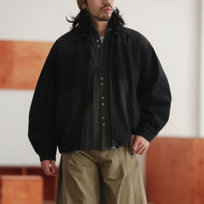 ヴィンテージ風 ジップアップジャケット M10418