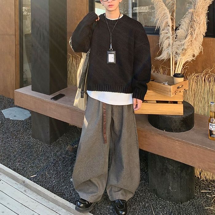 タック ワイドパンツ M10492