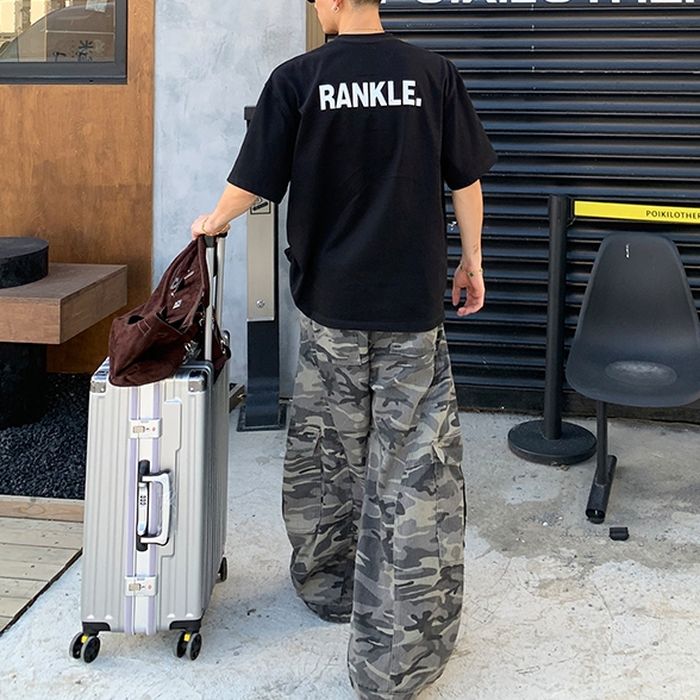 カモフラージュ柄 カーゴパンツ M10488