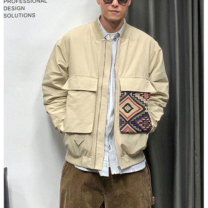 アズテック柄デザイン ジャケット　M10560