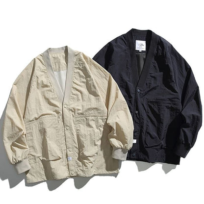 Vネック ノーカラー ジャケット M10471