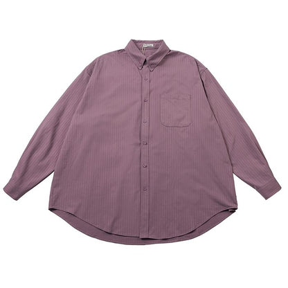 同色ストライプ 長袖シャツ　M10335