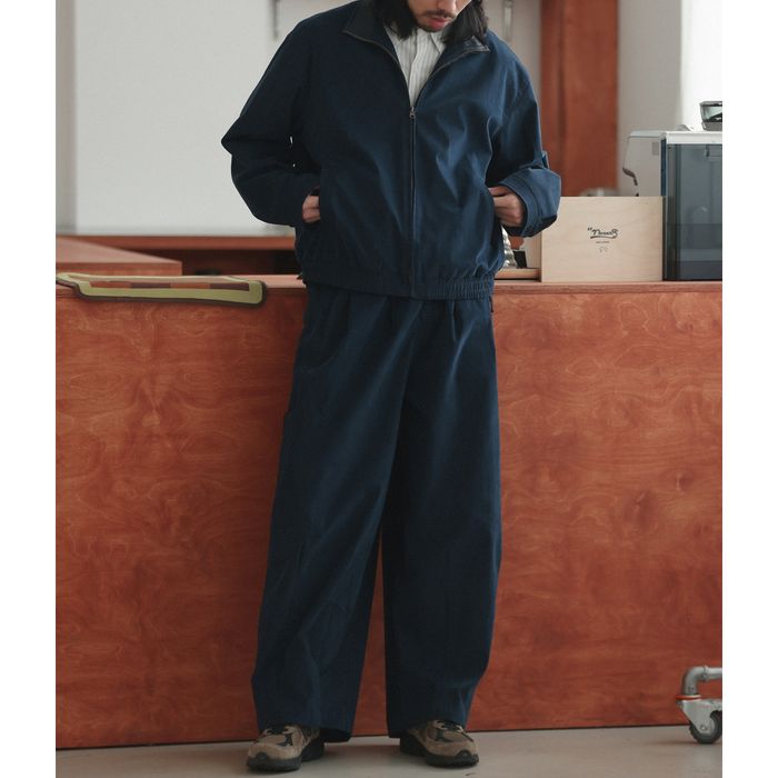 PUカラー フルジップ ブルゾン　M10381