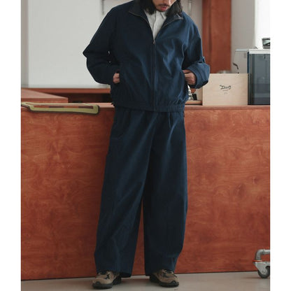 PUカラー フルジップ ブルゾン　M10381