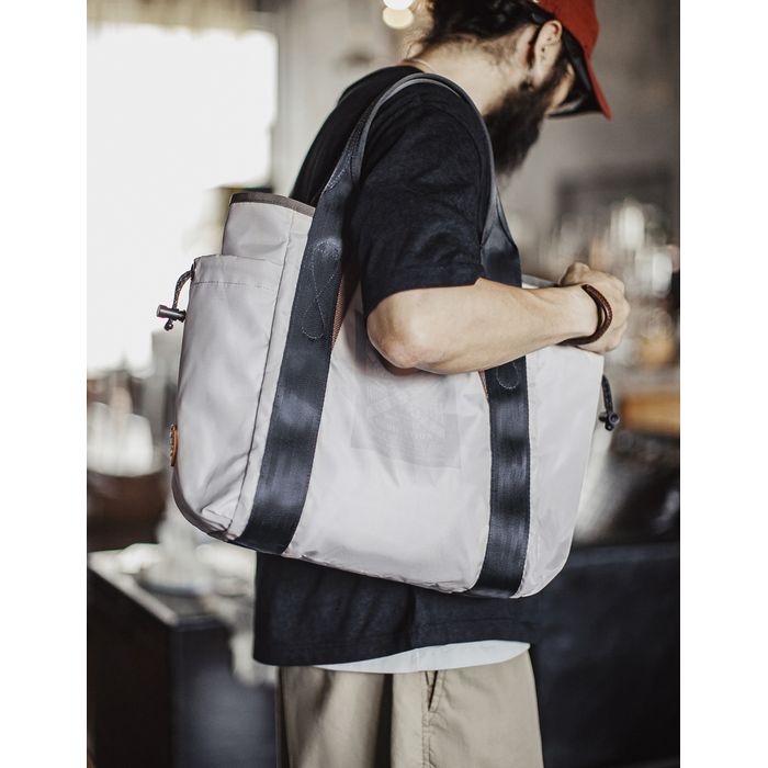 外ポケット付き トートバッグ　M10565