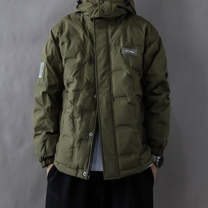 スクエアキルティング フード付ジャケット　M10627