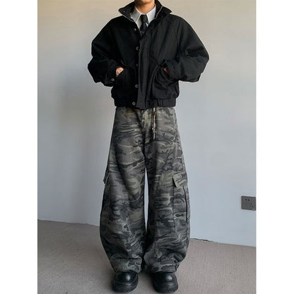 カモフラージュ柄 カーゴパンツ M10488