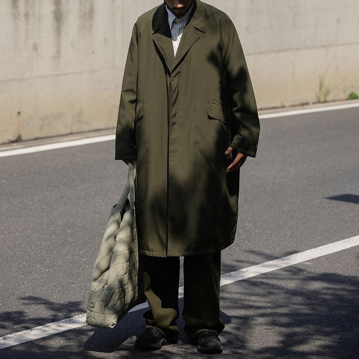 リバーシブル ミドル丈コート　M10342