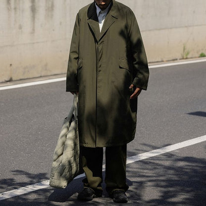 リバーシブル ミドル丈コート　M10342