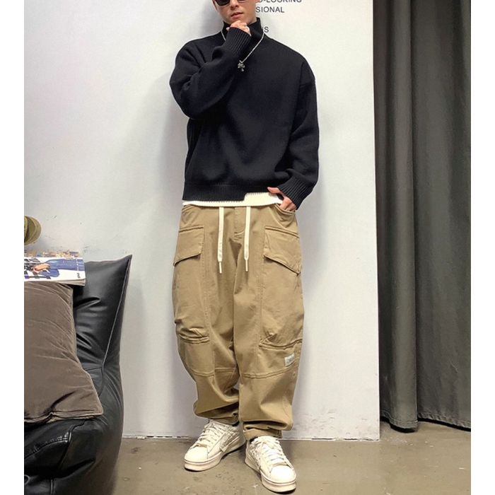 レイヤードデザイン タートルネックニット　M10532