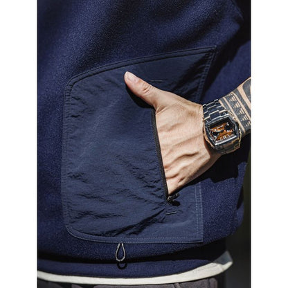 パッチワーク ポケット セーター M10557